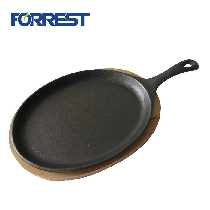100% Original Factory Black Iron Pan - Hot sale cast iron frypan in chinese kitchenware – Forrest