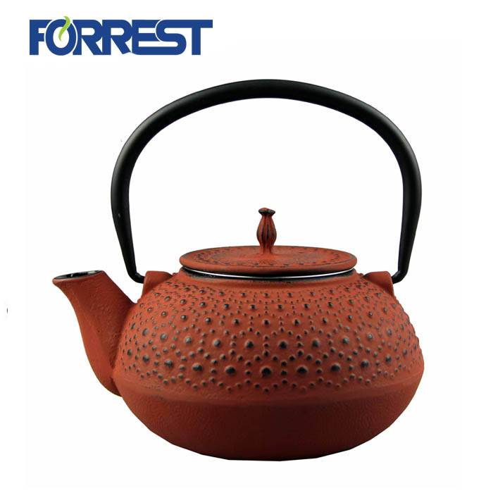 New Black Hobnail Tetsubin Kettle Cast Iron Teapot with Infuser Filter