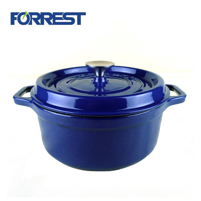 Factory Cheap Hot Cast Iron Bbq - Enameled Dutch Oven cast iron cookware casserole – Forrest