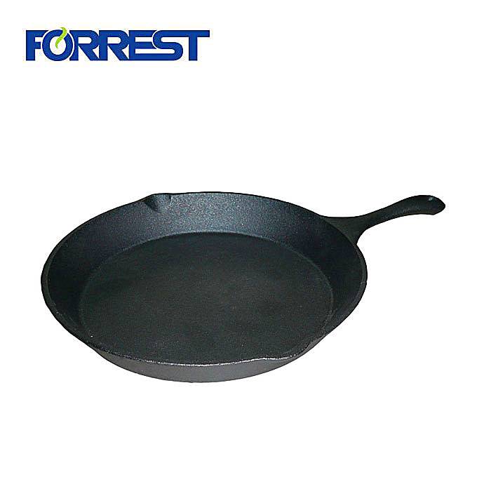 Cast iron round pizza frying grill pans with handle