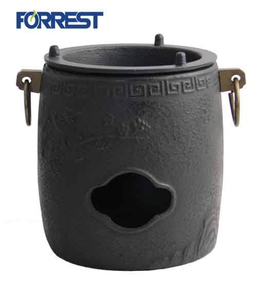 Discount wholesale Cast Iron Grill Burners - Cast iron teapot stove with handles – Forrest