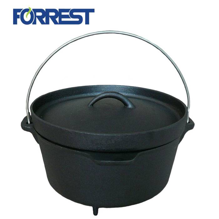 China Cheap price Round Cast Iron Press - Cast iron cookware dutch oven hot in European – Forrest