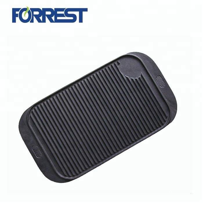 Rectangular Cast Iron Grill Pan In Big Size