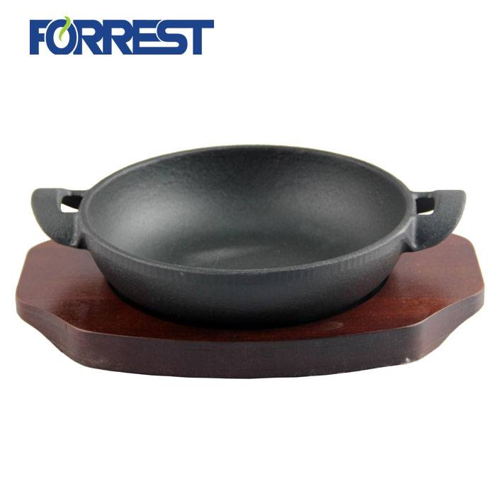 China Manufacturer for Cast Iron Casserole Pots Sets - Hot Sale Korean Pre-seasoned Cast Iron Tableware – Forrest