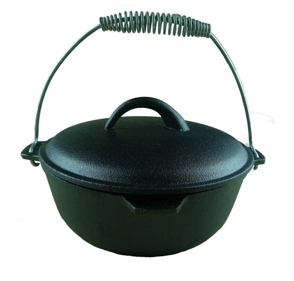 Europe hot wholesale Cast Iron Dutch Oven for camping  FDA Certificate