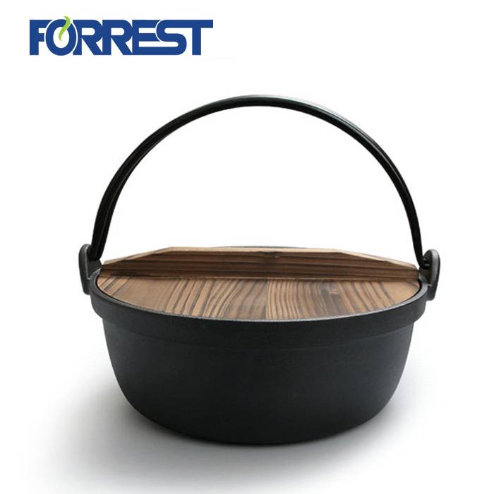 Discount wholesale Cast Iron Square Fry Pan - Cast iron fondue set – Forrest