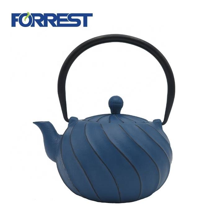 Japanese enamel cast iron teapot 0.8L