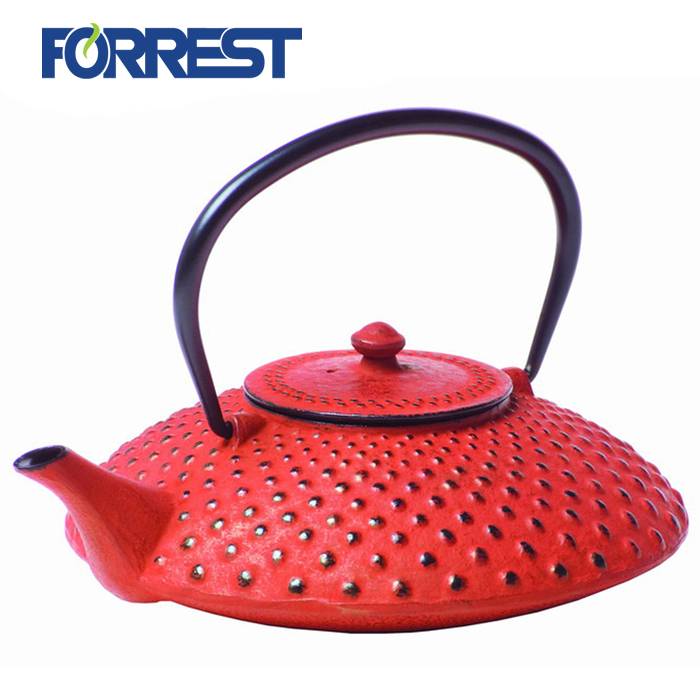 Wholesale Dealers of Casserole Pot Set - LFGB approved enamel tetsubin cast iron kettle teapot with S/S Infuser – Forrest
