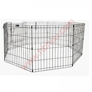 Factory best selling Portable Foldable Exercise Pen for Small & Large Dog, Kitten, Rabbit, Puppy-Oxford Cage & Kennel Outdoor/Indoor Use Pet Playpen