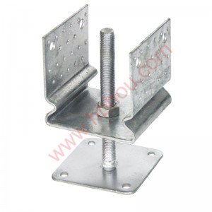 Adjustable U-From Pole anchor