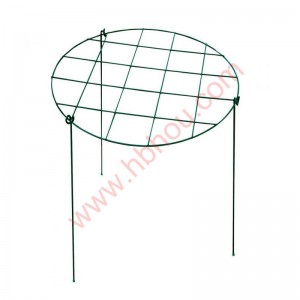 Flower Grow Through Grid Plant Support Ring Hoop with 3 Legs