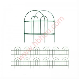 Border Garden Fence Panels Metal Decorative Edging Foldable Fencing