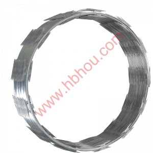 Wholesale Dealers of Tension Wire - Razor Wire Metal Steel Concertina Barbed Wire Fencing Galvanized – Houtuo