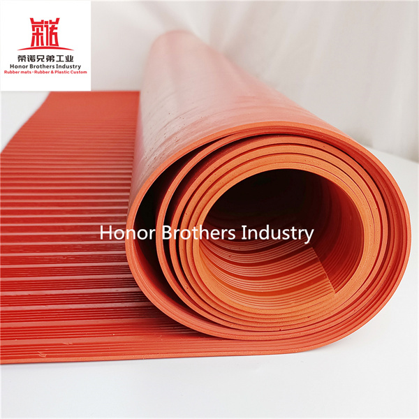 China Rubber Mat Roll Supplier –  High voltage insulation rubber mat color  – Honor Brothers