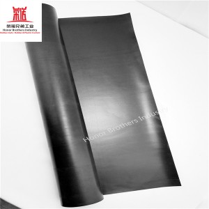 High voltage insulation rubber mat black