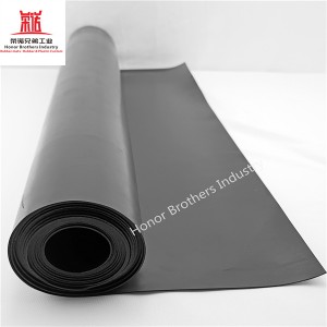 High voltage insulation rubber mat black