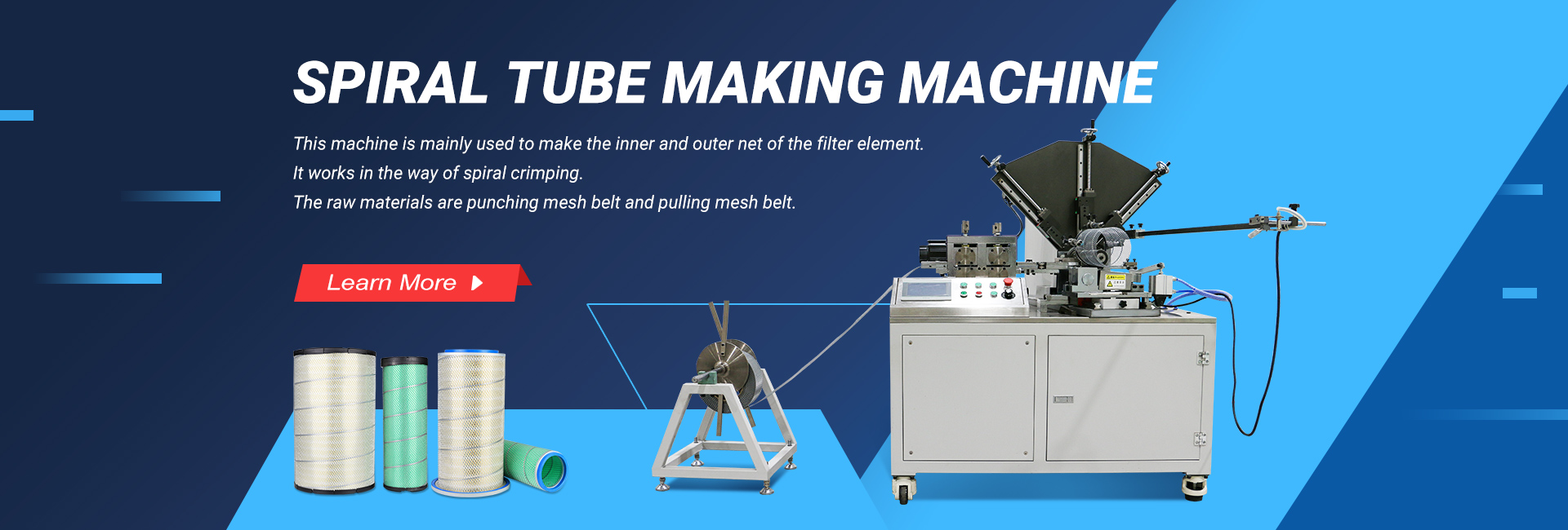 Spiral Tube Making Machine