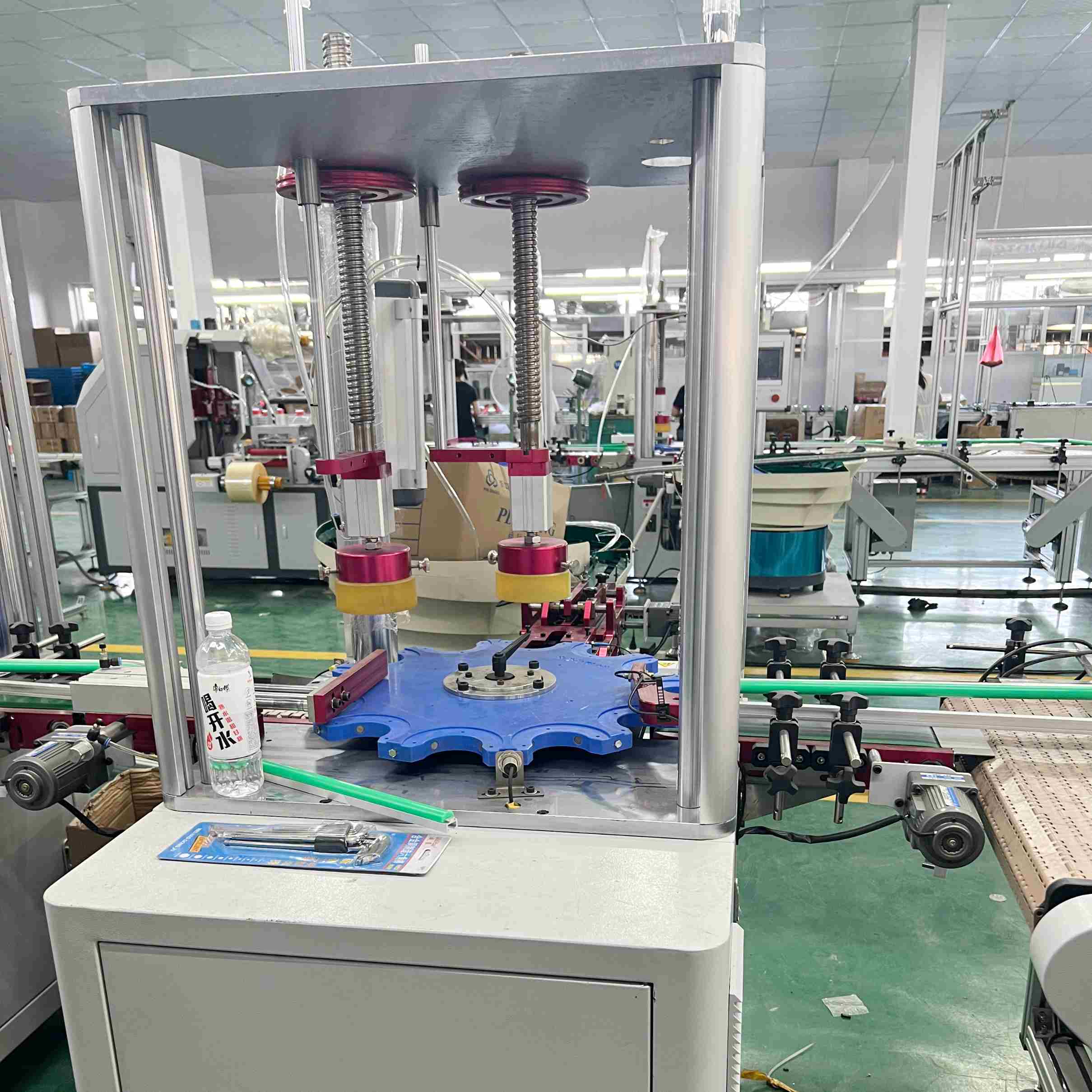 Automatic outer sealing ring assembly machine(with oil oil sprayer)