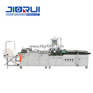 Rotary type air filter paper folding machine