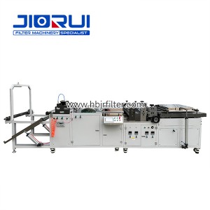 Rotary type air filter paper folding machine