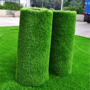 Environment Decoration Carpet 40mm Synthetic Artificial Grass lawn Rubber Flooring