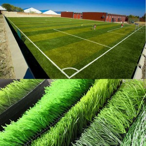 Durable Landscaping Artificial turf Soccer PVC Fake Lawn football field Synthetic Grass