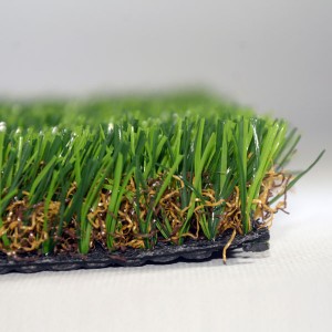 Environmental Protection Rubber Anti-Slip Backing Artificial Grass by Using Nylon