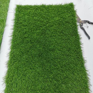 Non-Fill Football Artificial Grass 35mm Reinforced Spine Yarn Synthetic Grass Sport Turf Professional Soccer Lawn