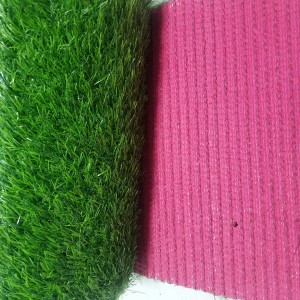 Landscape Artificial Grass for Home Decoration 35 mm Garden Grass red backing