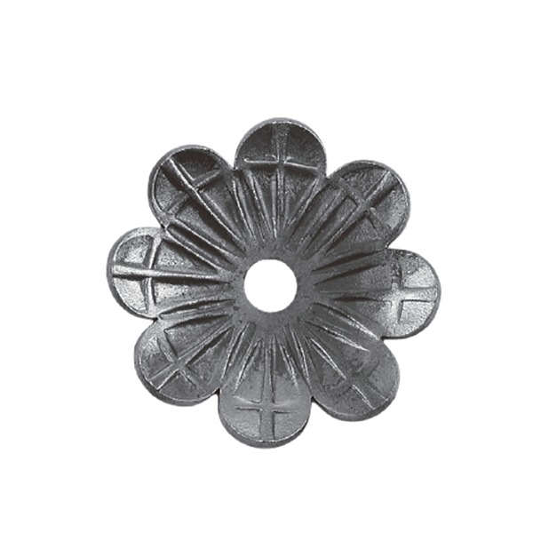 MS FL39Wrought iron flower and leaves Stamping leaves flowers metal stamping leaf