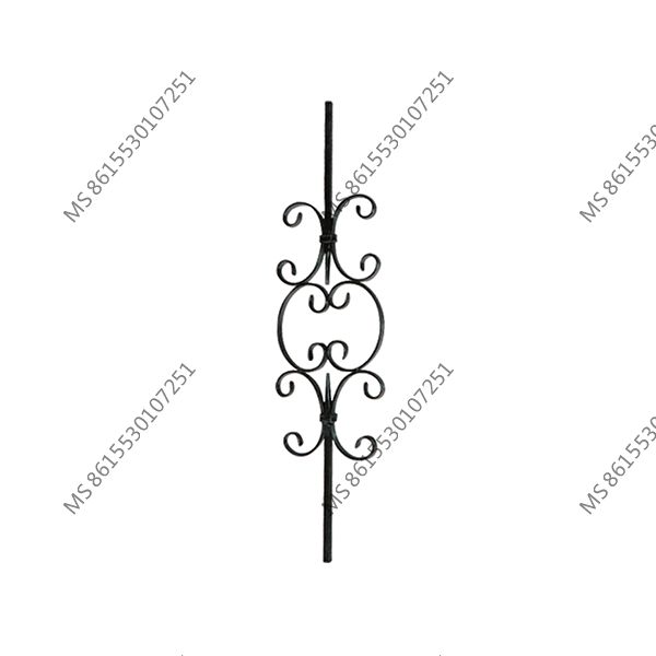 MSPL125-134 China factory hot selling wholesale ornamental aluminum fence parts new wrought iron baluster designs