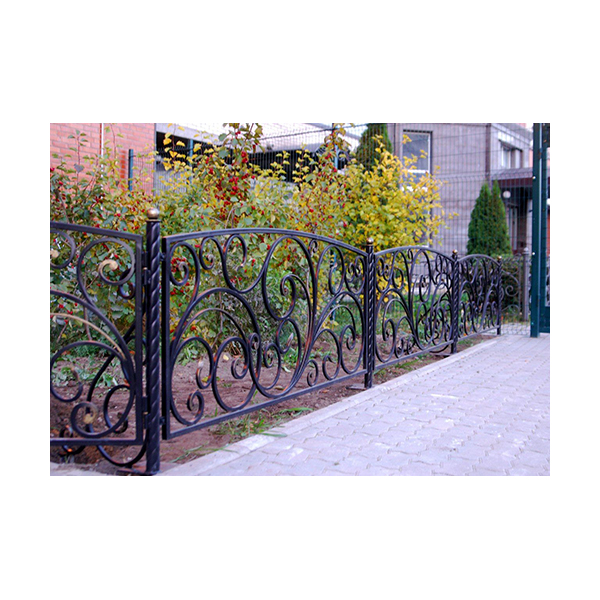 Germany wholesale low price strong quality fancy elegant Indian custom made new latest used iron fence cost per foot cast iron fence cost