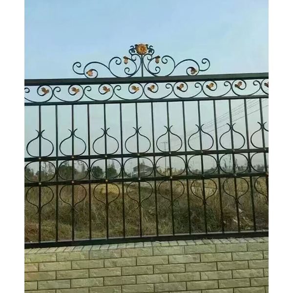 Germany wholesale low price strong quality fancy elegant Indian custom made new latest wrought iron fence company wrought iron fence panels cheap