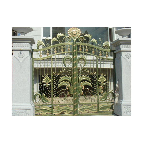 USA modern high quality simple iron driveway gate antique wrought iron gate company custom made wrought iron gates