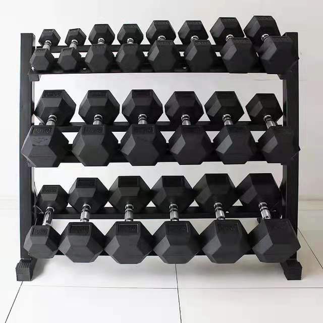 Special dumbbell rack for gym training