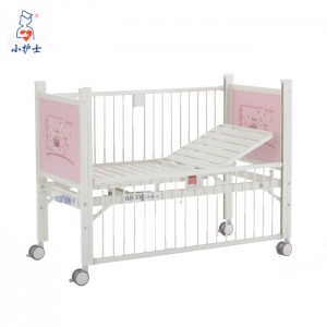 Epoxy coated Semi-fowler child  bed B-35