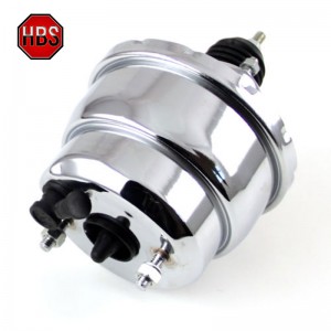 OEM Supply Universal Power Brake Booster - Chrome Brake Vacuum Booster With 8 Inches Dual Diaphragm X07006C – Hipsen