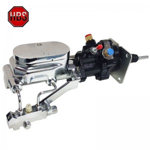 Chrome Hydro Boost Brake With Master Cylinder & Proportioning Valve For Truck / GSE
