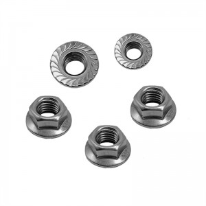 Europe style for  Round Coupling Nut  - M6 Hex Flange nut DIN6923 – Tianbang Fasteners