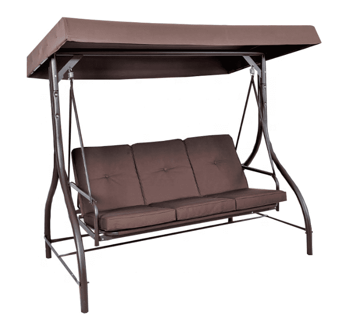 2018 Good Quality Metal Swing Chair - Luxury biservice swing chair swing bed outdoor folding swing rocking chair – Top Asian
