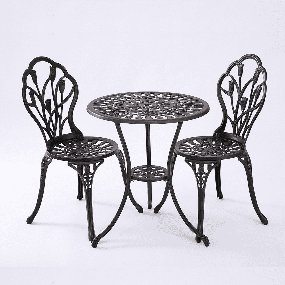 Fast delivery Square Patio Dining Table - Hotselling cast aluminum furniture patio furniture bistro set – Top Asian