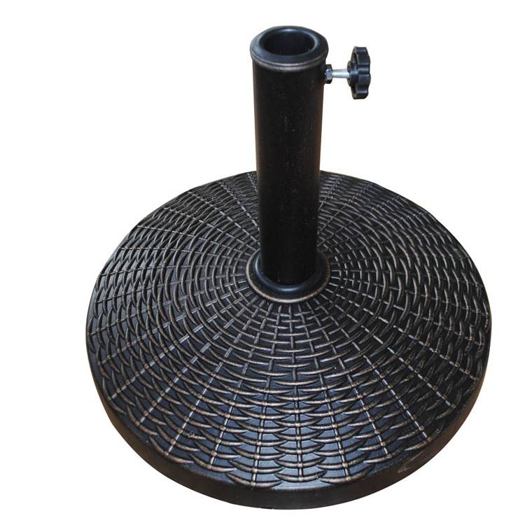 OEM Supply Granite Patio Umbrella Base - Easy Assembly Durable Resin  Umbrella Screw Outdoor Base – Top Asian