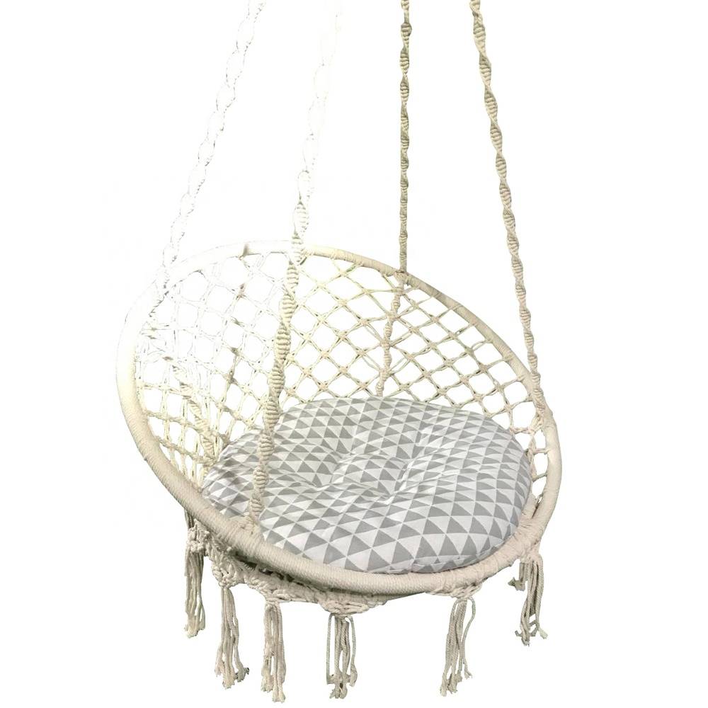 Reasonable price Hammock Chair And Stand - Swing pod Hammock Chair  Swing Hammock Chair Outdoor Garden Rope Swing Chair – Top Asian