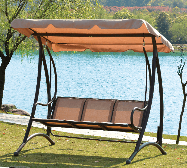 Professional China Outdoor Swing Chair - Wholesale price leisure garden swing, outdoor patio swing with canopy – Top Asian