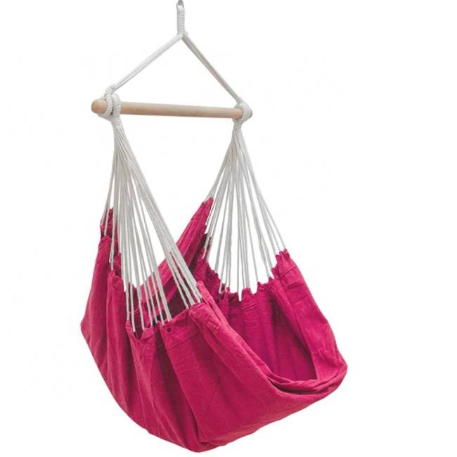 Striped Hanging Hammock Chair Canvas Hammock Chair without cushion