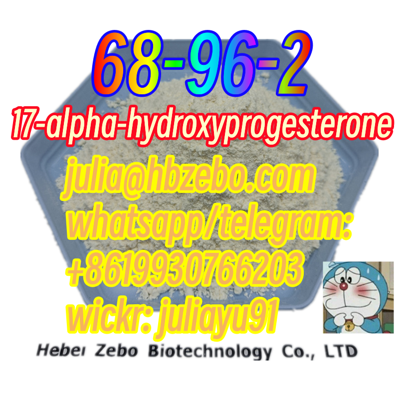 Big Discount CAS 68-96-2 17-alpha-hydroxyprogesterone Julia:+8619930766203 julia@hbzebo.com