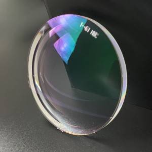 Discountable price 1.61 High Index Hmc UV420 Anti Blue Light Blue Cut Asp Ophthalmic Optical Lenses