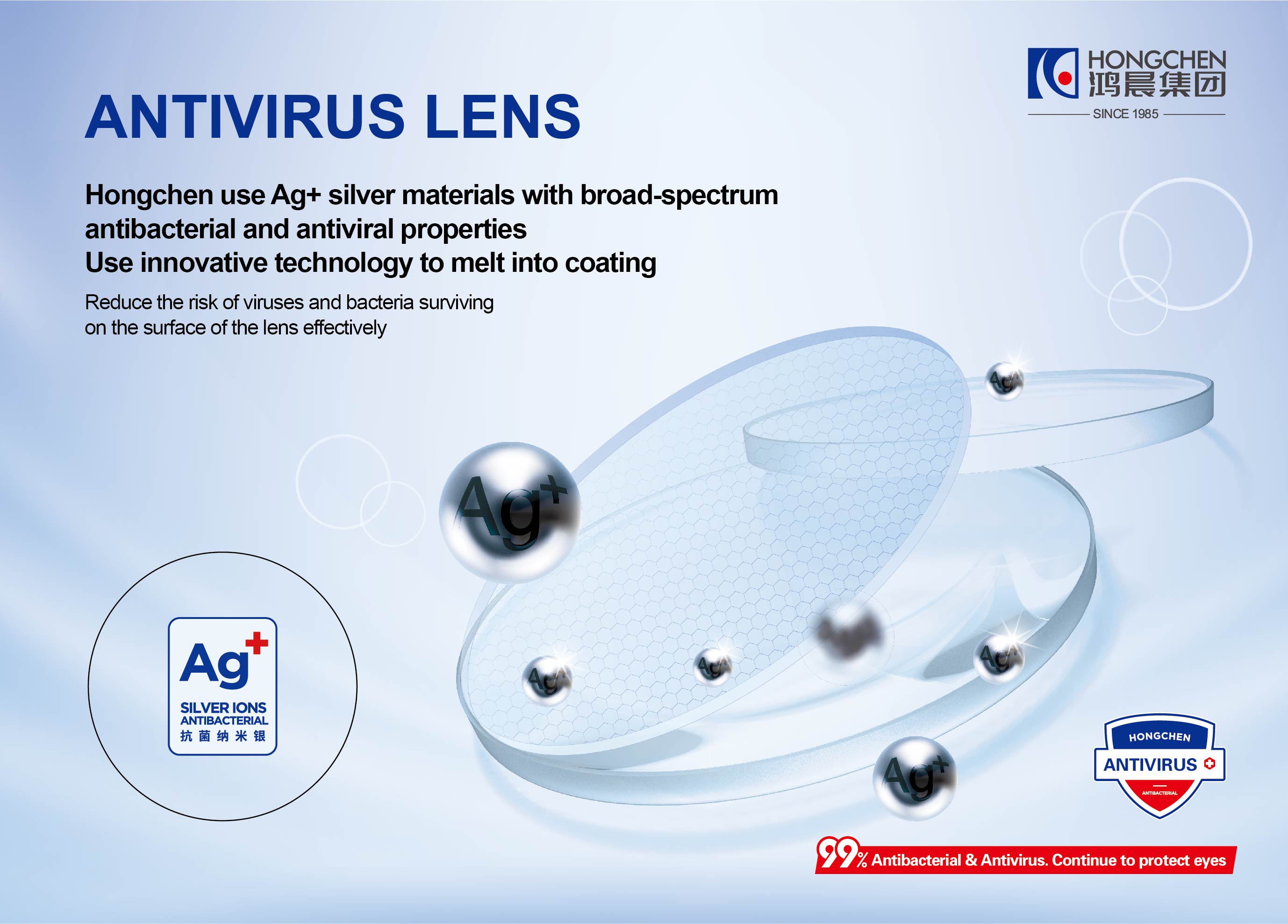Antivirus lens has been certified by many authoritative testing Labs all over the world!