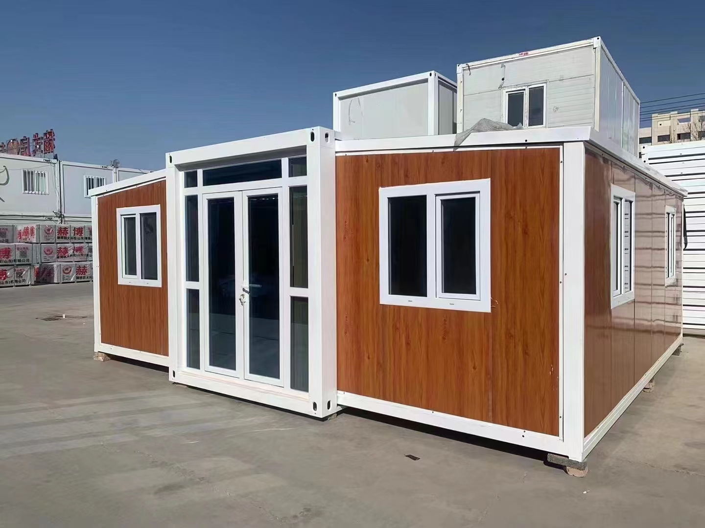 foldable manufactured homes Foldable Extendable Container apartment High Quality Cheap Prefabricated House modular for sale