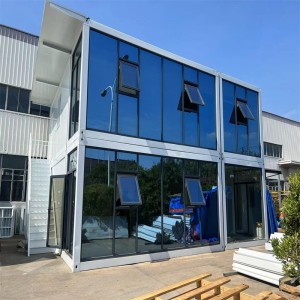Villa glass curtain wall manufacturers are simple and generous